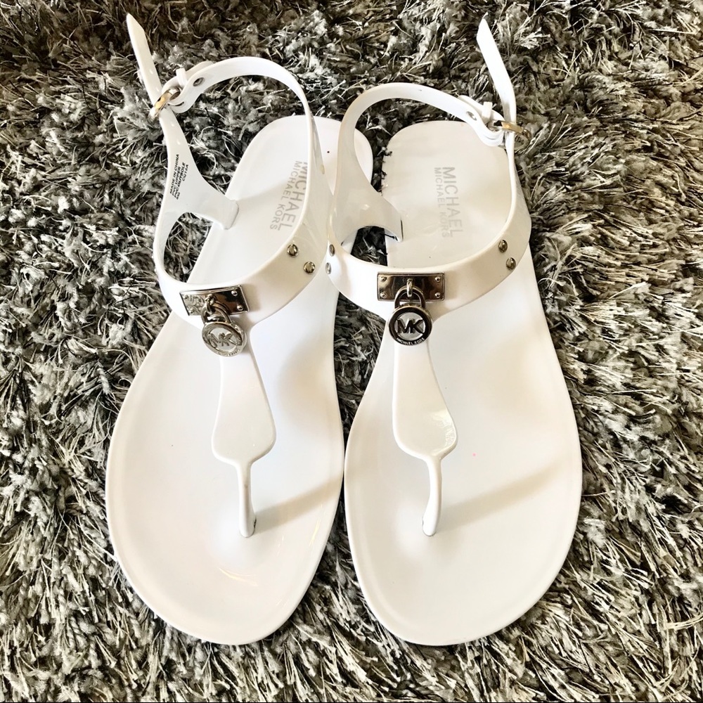 Michael Kors White Sandals